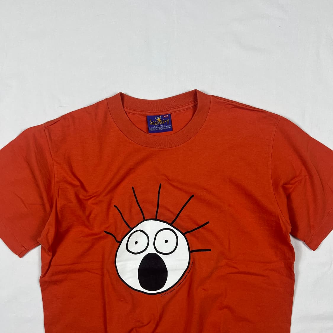 90‘s 리바이스 levis scared guy 1995 반팔티 상품이미지2