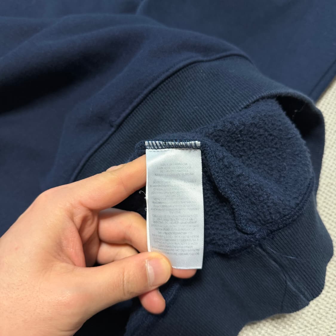 폴로 랄프로렌 기모 네이비 맨투맨 상품이미지3