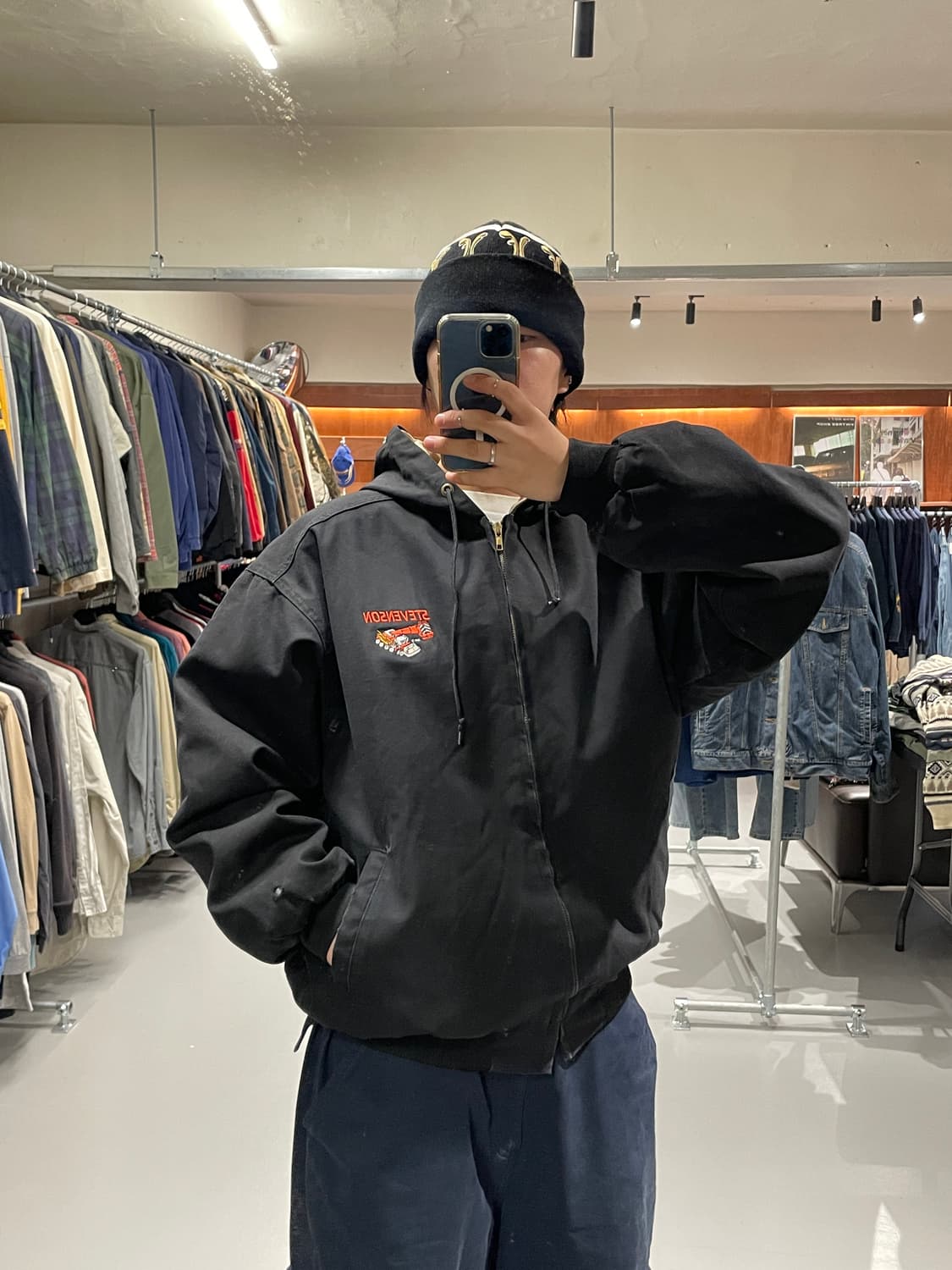 90's 빈티지 엑티브 후드 자켓   상품이미지4