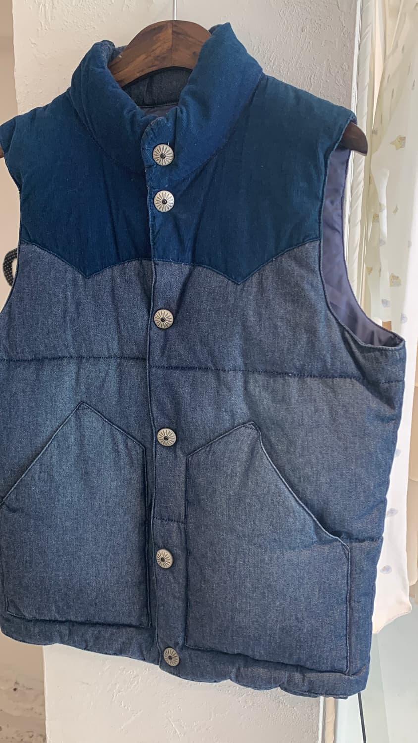 Navy duck vest  상품이미지4