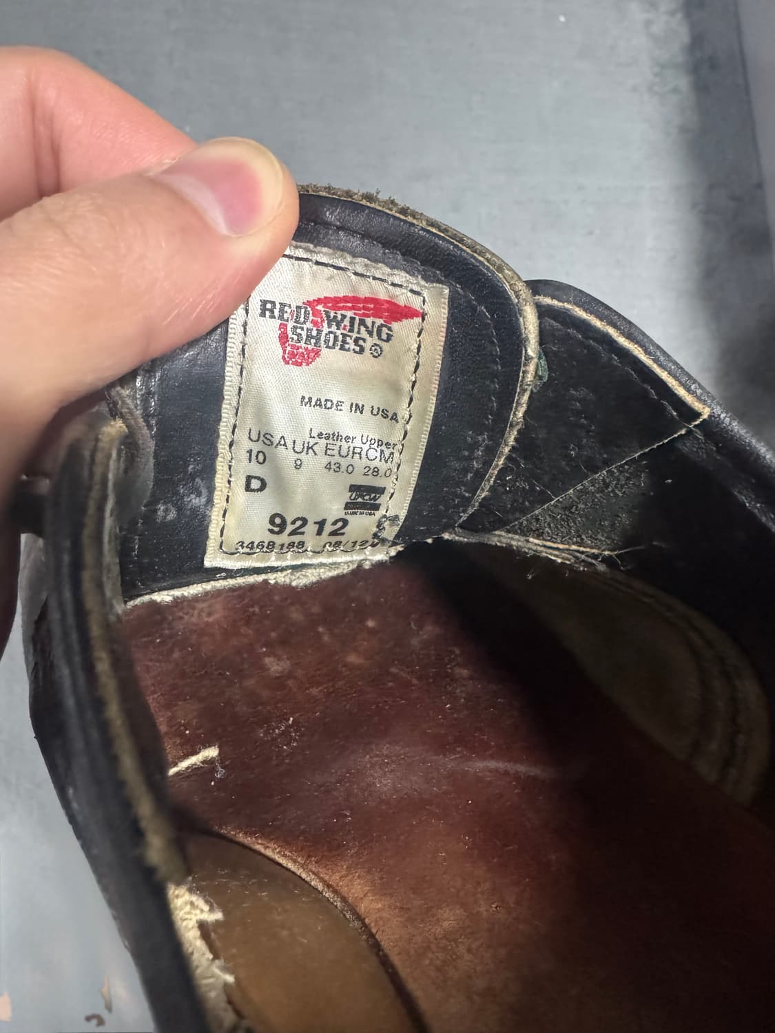 레드윙 목토 9212 D (단종모델 목토 로우버전) 상품이미지7