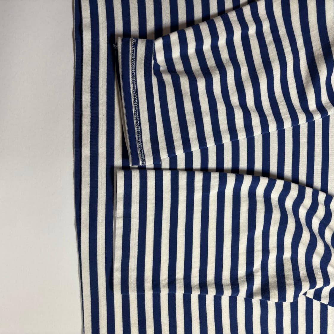 플레이 꼼데가르송 스트라이프 롱슬리브 블루 화이트 2XL 상품이미지4