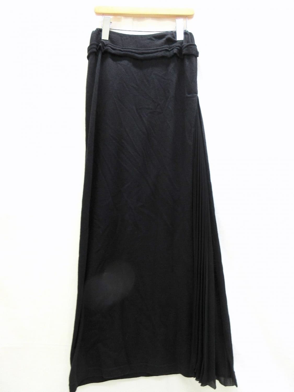 yohji yamamoto noir  울캐시미어 플리츠 스커트 상품이미지2