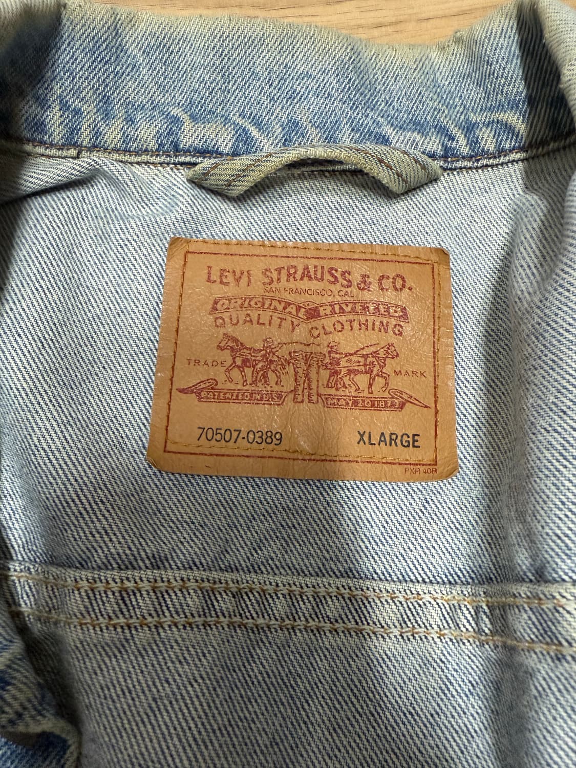 리바이스 게임 자켓 XL 상품이미지2