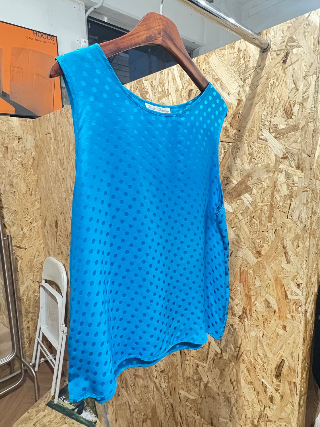 Japanese 빈티지 도트 나시 상품이미지2