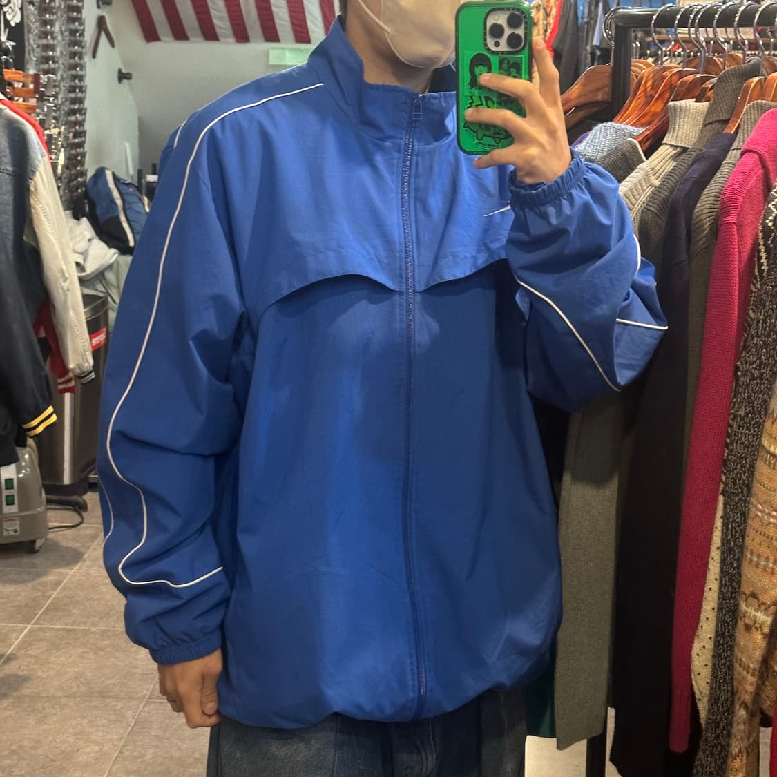 [NO.9] 빈티지 나이키 바람막이 블루 상품이미지4