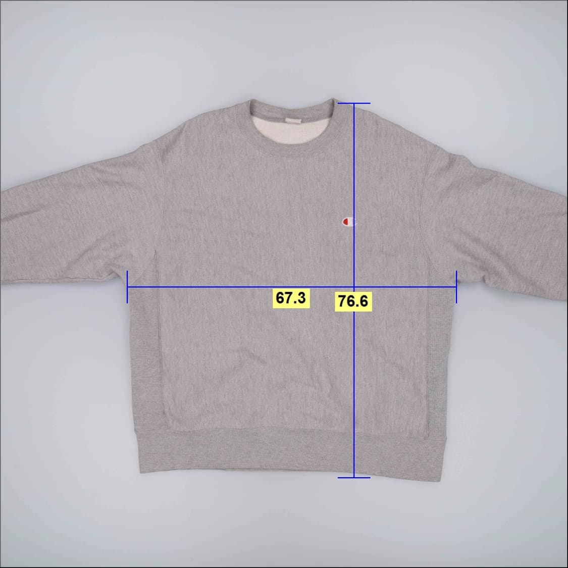 실측확인 챔피온 맨투맨 0427H1 상품이미지7