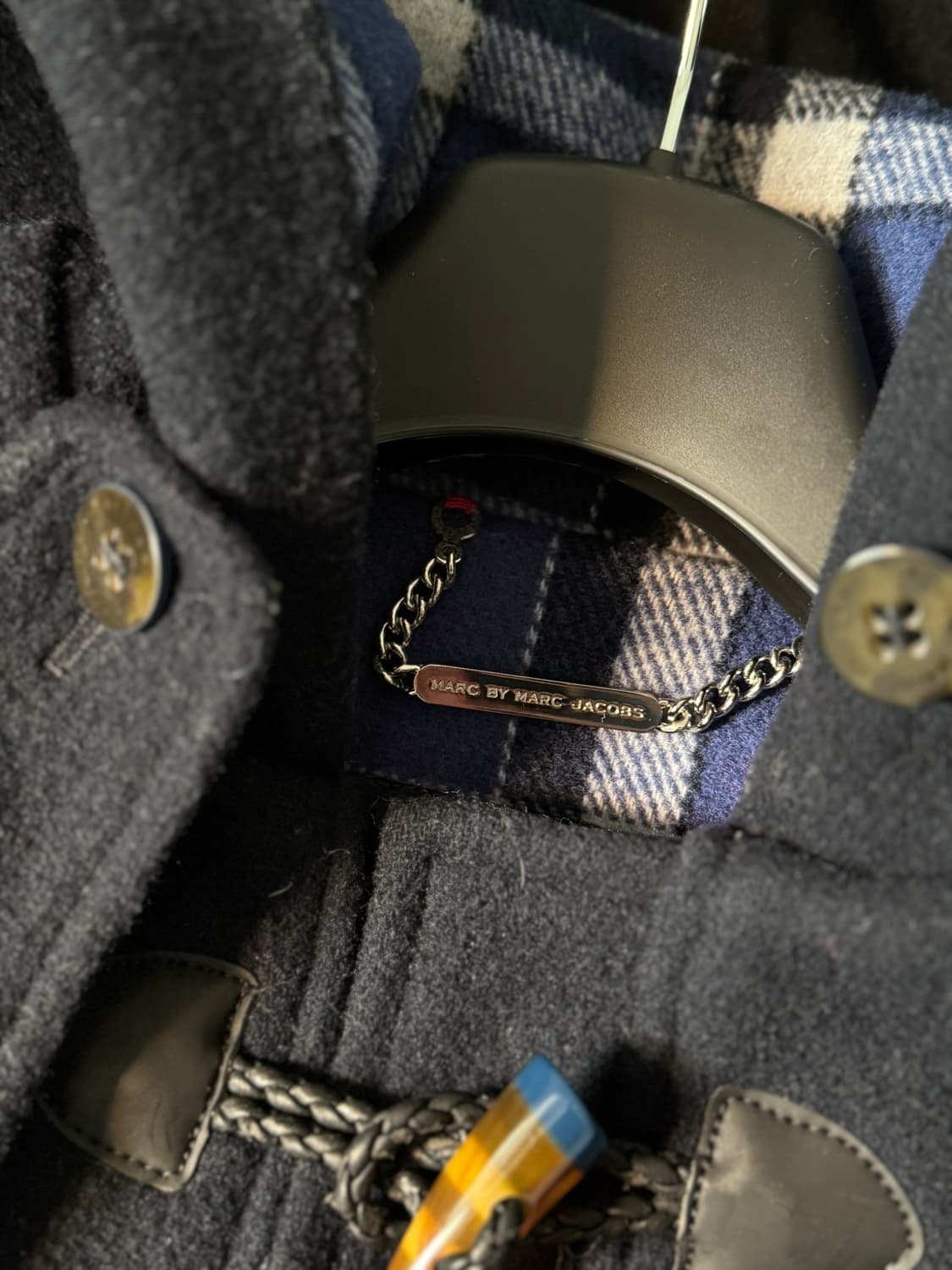 마크 바이 마크 제이콥스 울 더플코트 Navy M 상품이미지6