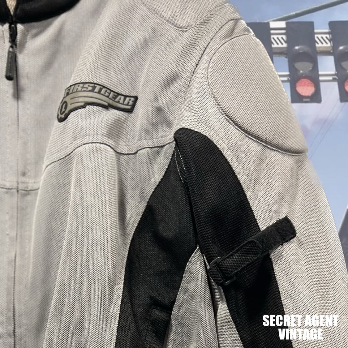 [L]퍼스트기어 레이싱 자켓 그레이 상품이미지4