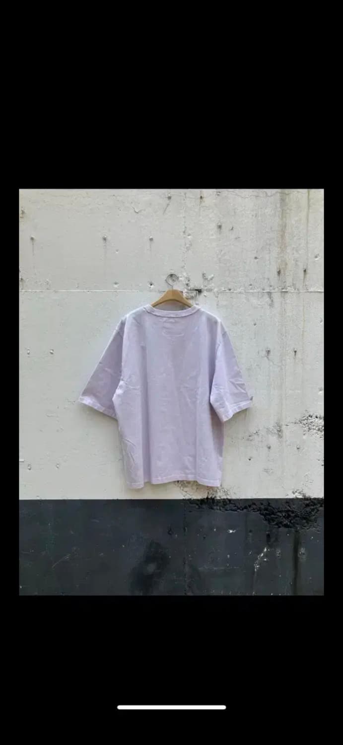 xl)카미엘포트젠스 빅 티셔츠 헤비 저지 퍼플 상품이미지2