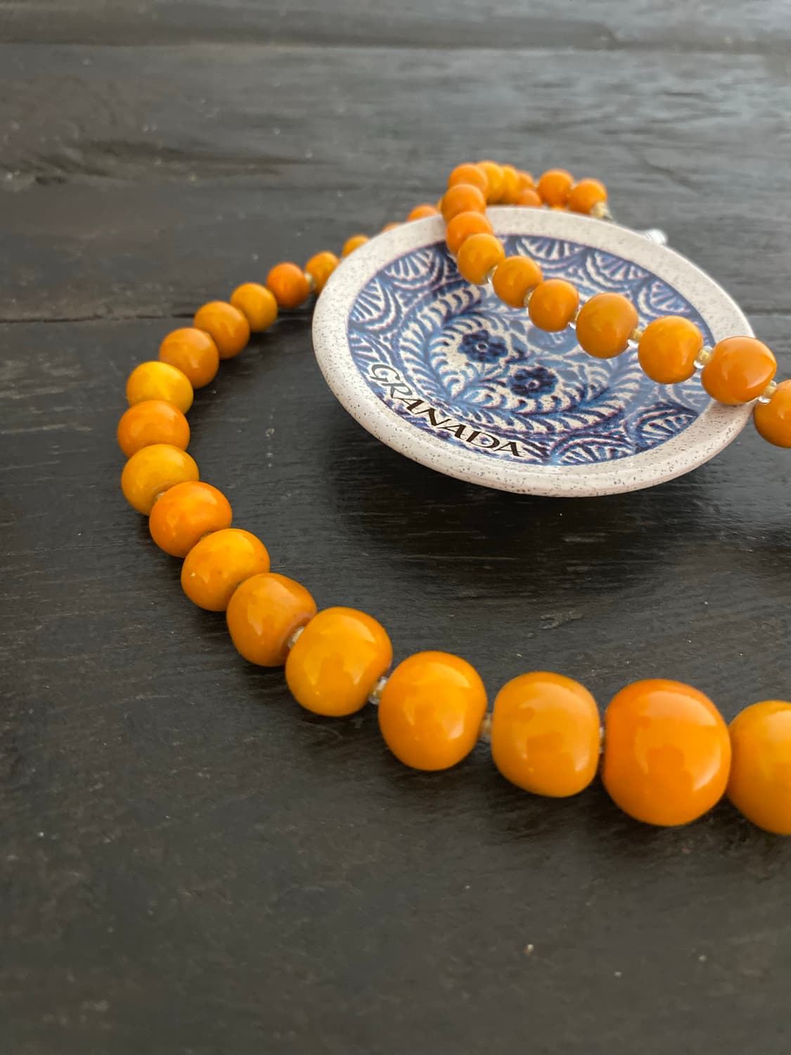 Orange Ceramic Necklace 상품이미지2