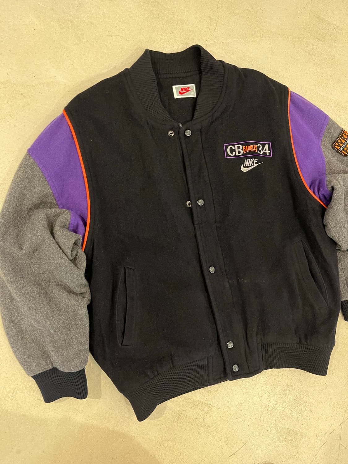 90s 나이키 찰스바클리 울 바시티 자켓 상품이미지2