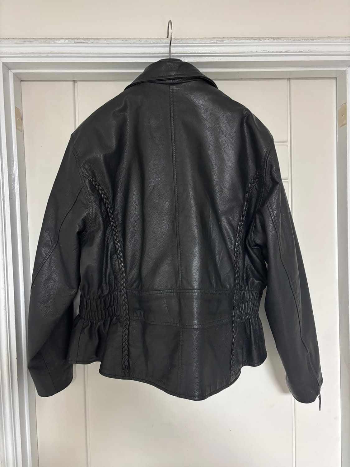 허드슨 / 블랙 로프 소가죽 자켓 / 2xl 상품이미지2