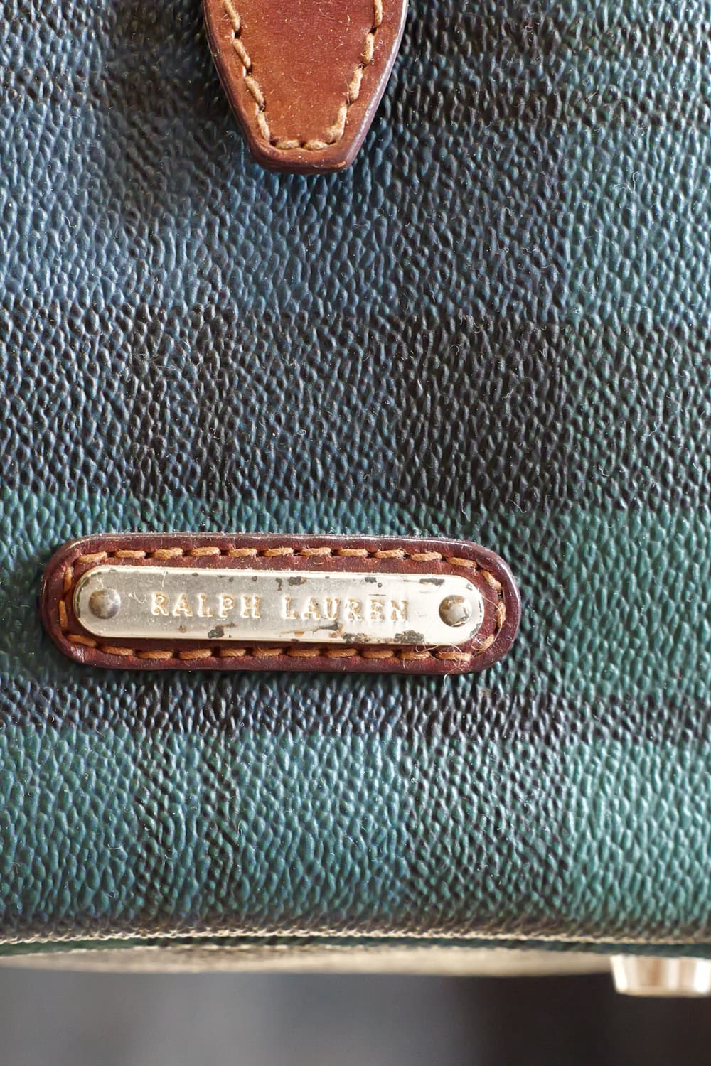 폴로 랄프로렌 타탄 체크 미니 보스턴백 상품이미지3