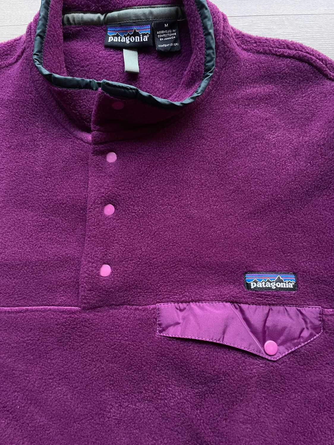 90s 파타고니아 신칠라 퍼플 그레이 플럼 상품이미지4
