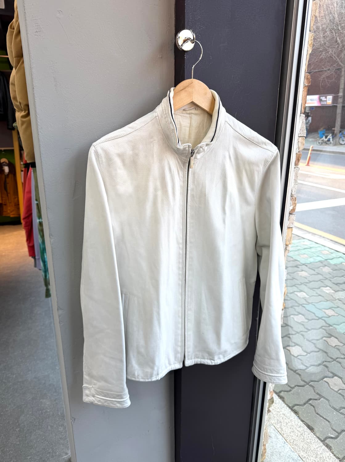 48/ 에르메네질도 제냐 14FW 램스킨 레더 자켓 상품이미지2