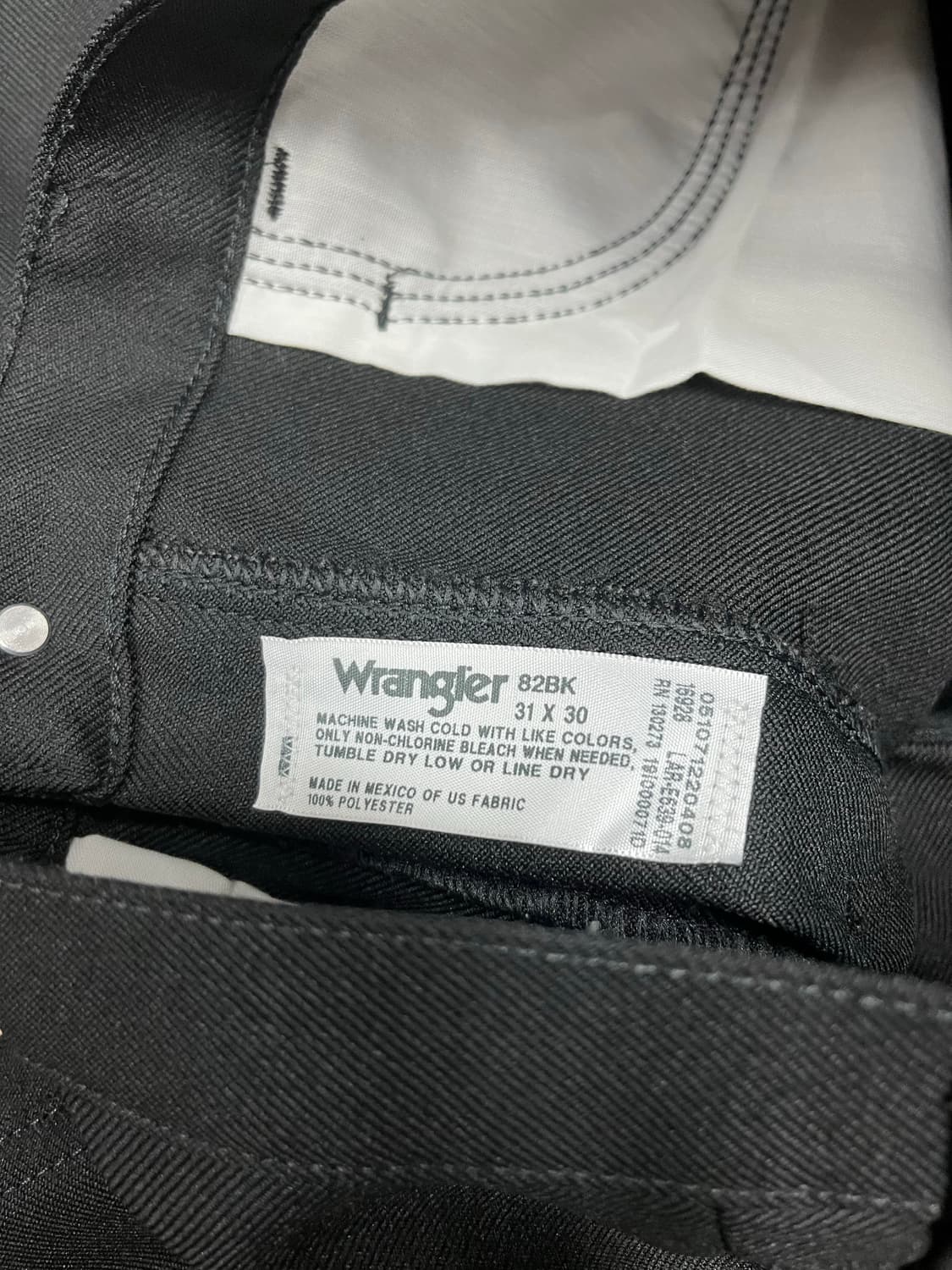 (새상품급)랭글러 세미부츠컷 폴리 팬츠 30 상품이미지8