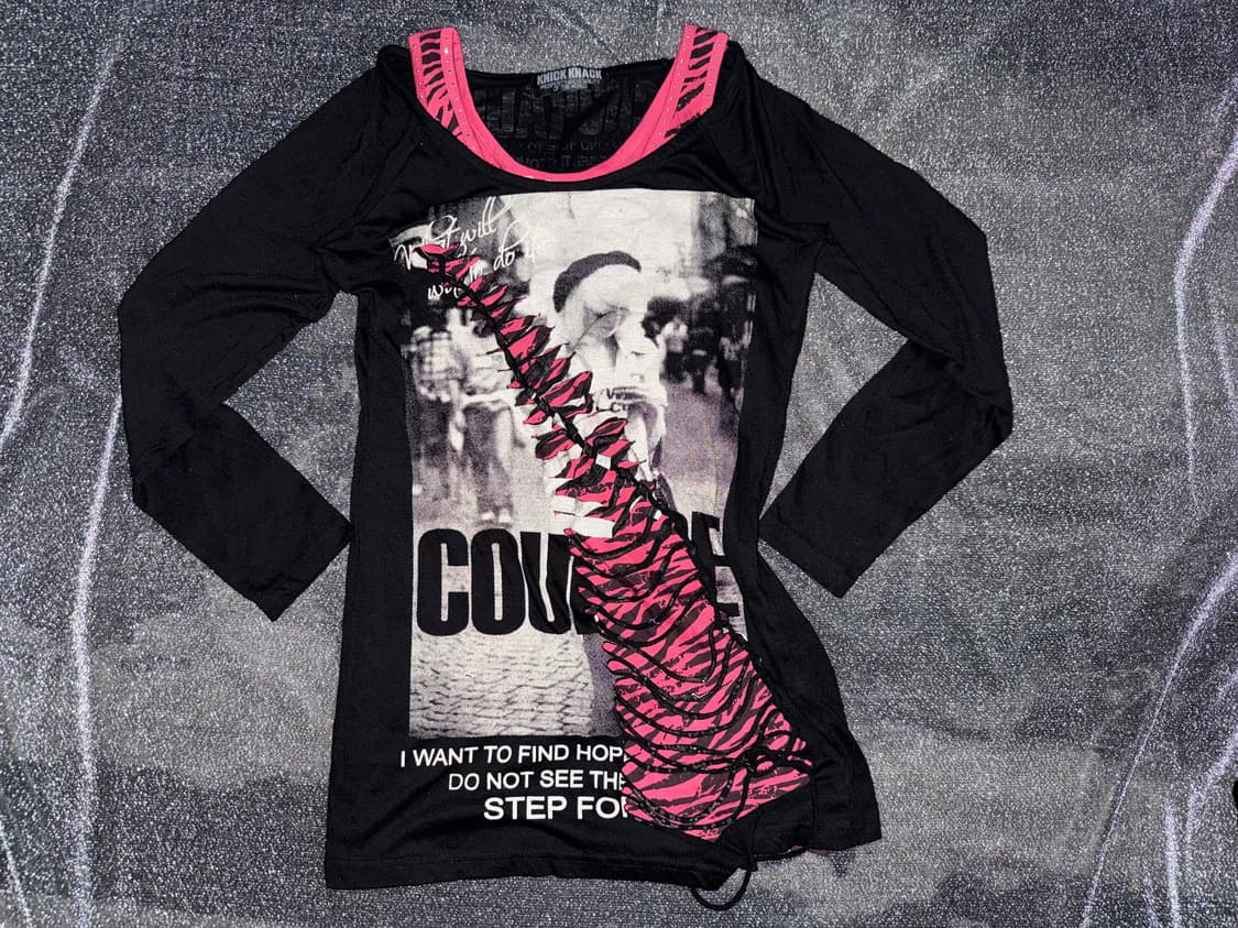 Punk zebra layered cody set 상품이미지2