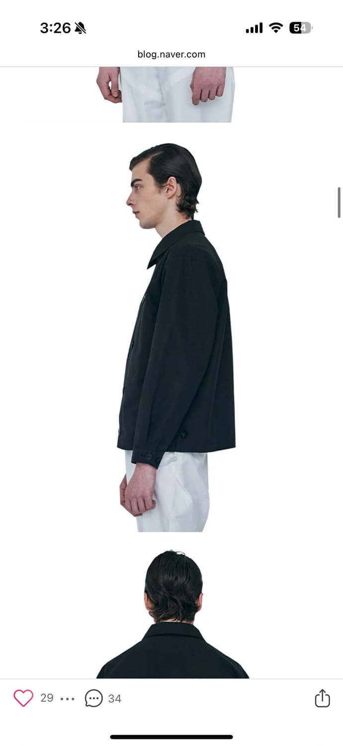 Aieul CNTR Jacket Black 상품이미지3