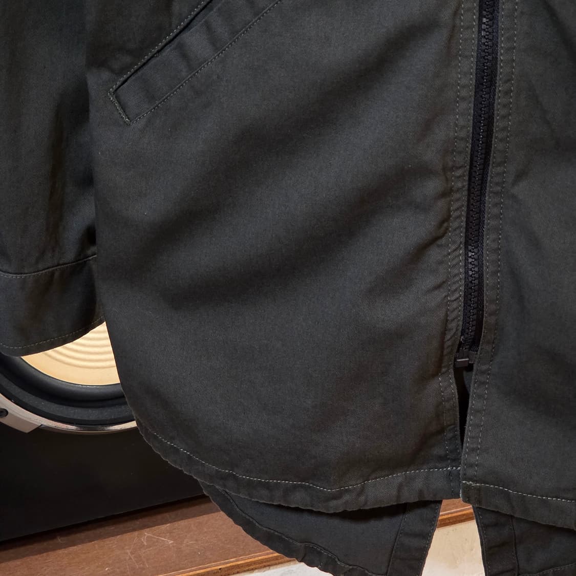 JPN 카키 패치워크 피쉬테일 야상 자켓 상품이미지5