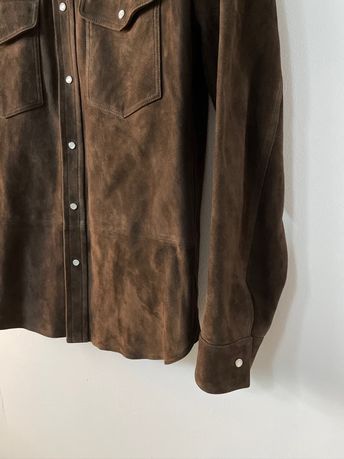 바나나 리퍼블릭 스웨이드 웨스턴 셔츠  상품이미지5