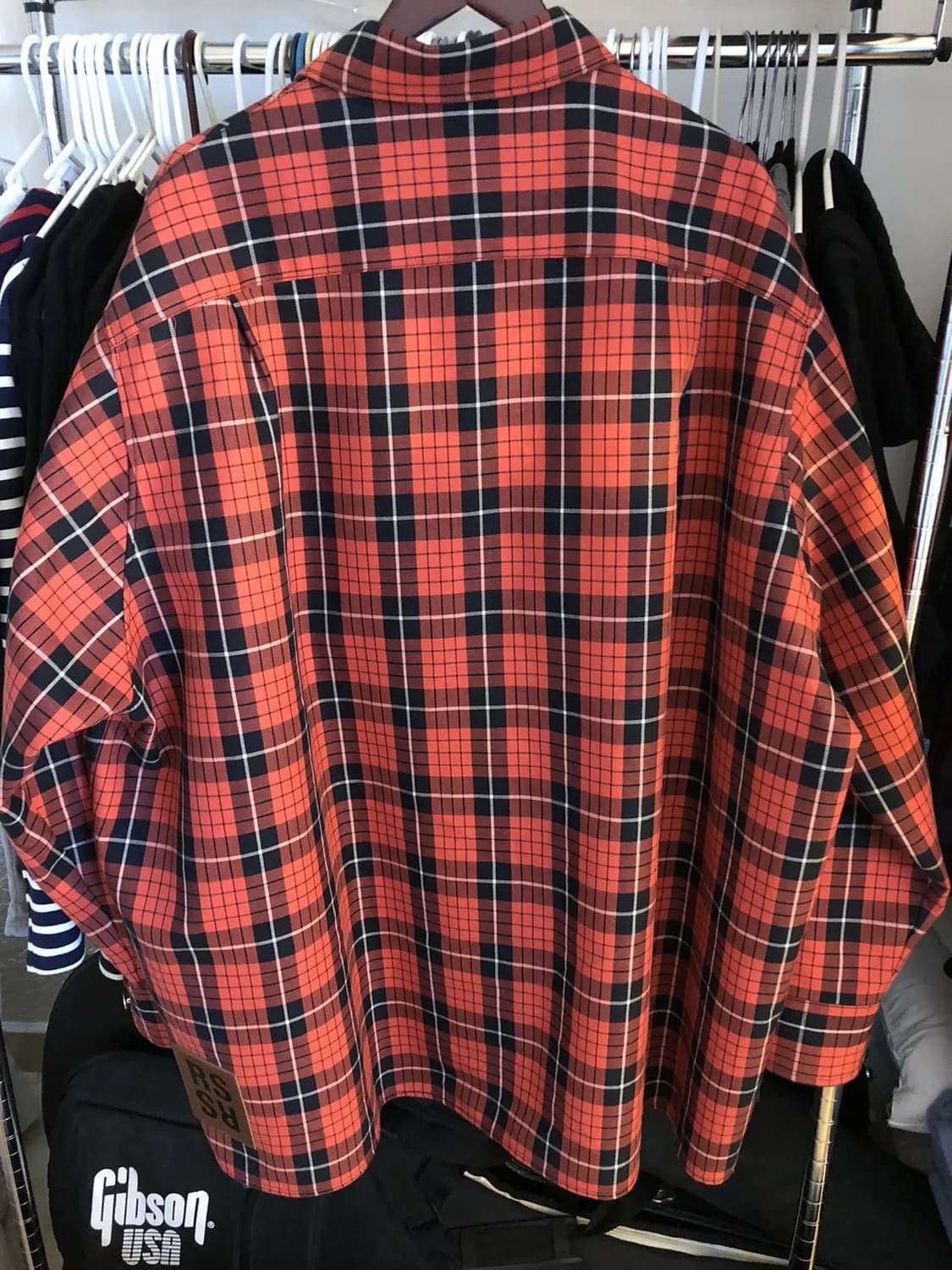 라프시몬스 18ss 이지핏 패치 데님셔츠 S 상품이미지9