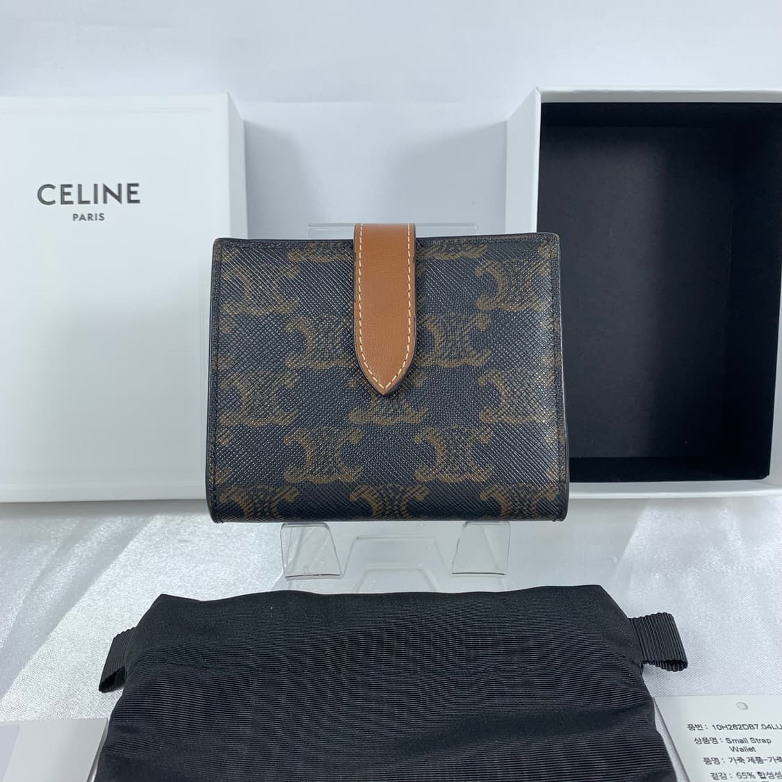 (SS급정품)셀린느 트리옹프 캔버스 스트랩 반지갑 중지갑 월렛 상품이미지2