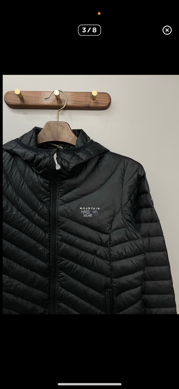 마운틴 하드웨어 블랙 경량 다운 패딩 A2765 상품이미지3