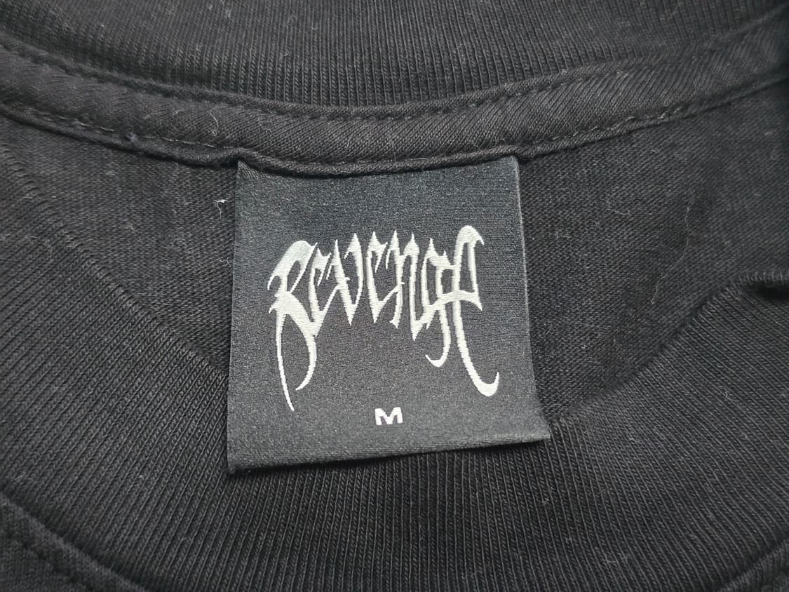 [M] REVENGE 리벤지 반팔 티셔츠 블랙 상품이미지5