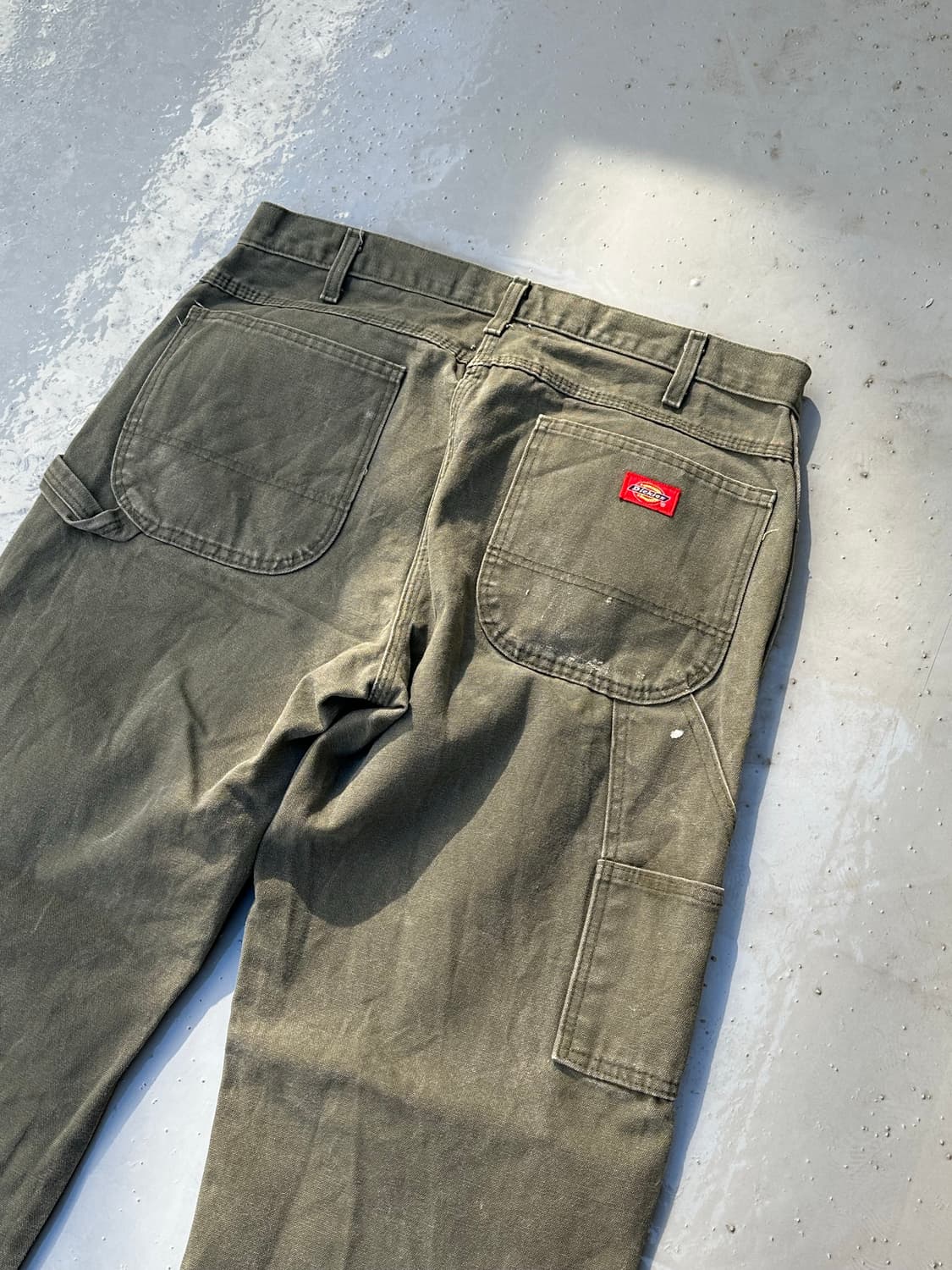 [디키즈] •Dickies Rinsed Moss Green Pants 상품이미지7