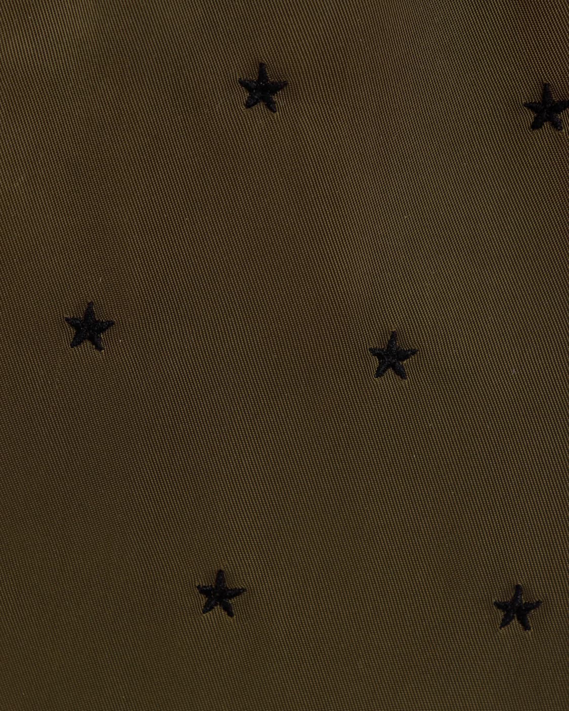 [ROSE BUD] 올리브컬러 스타 자수 나일론 백팩 상품이미지3