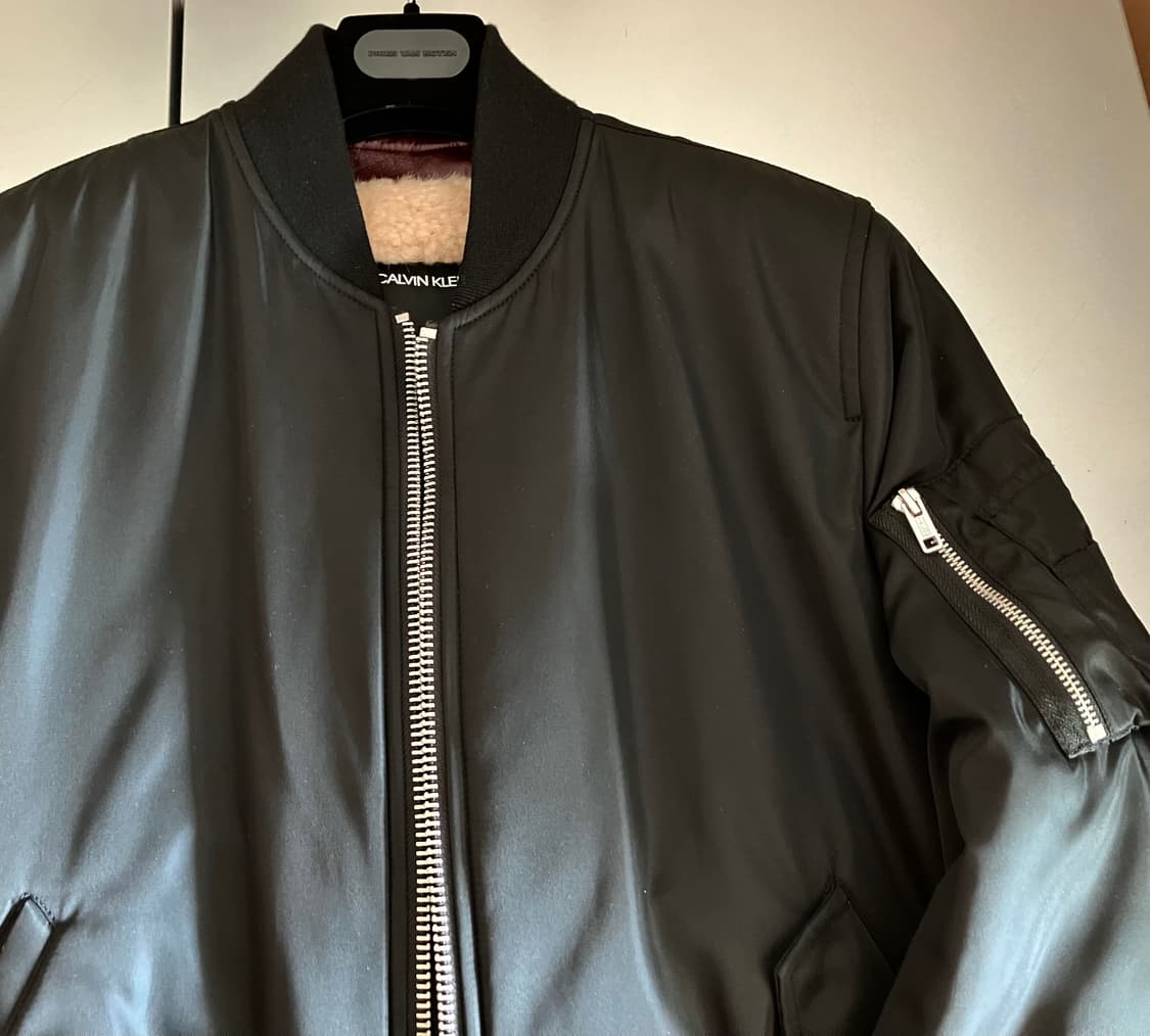 라프시몬스 ck 무스탕 봄버 상품이미지2