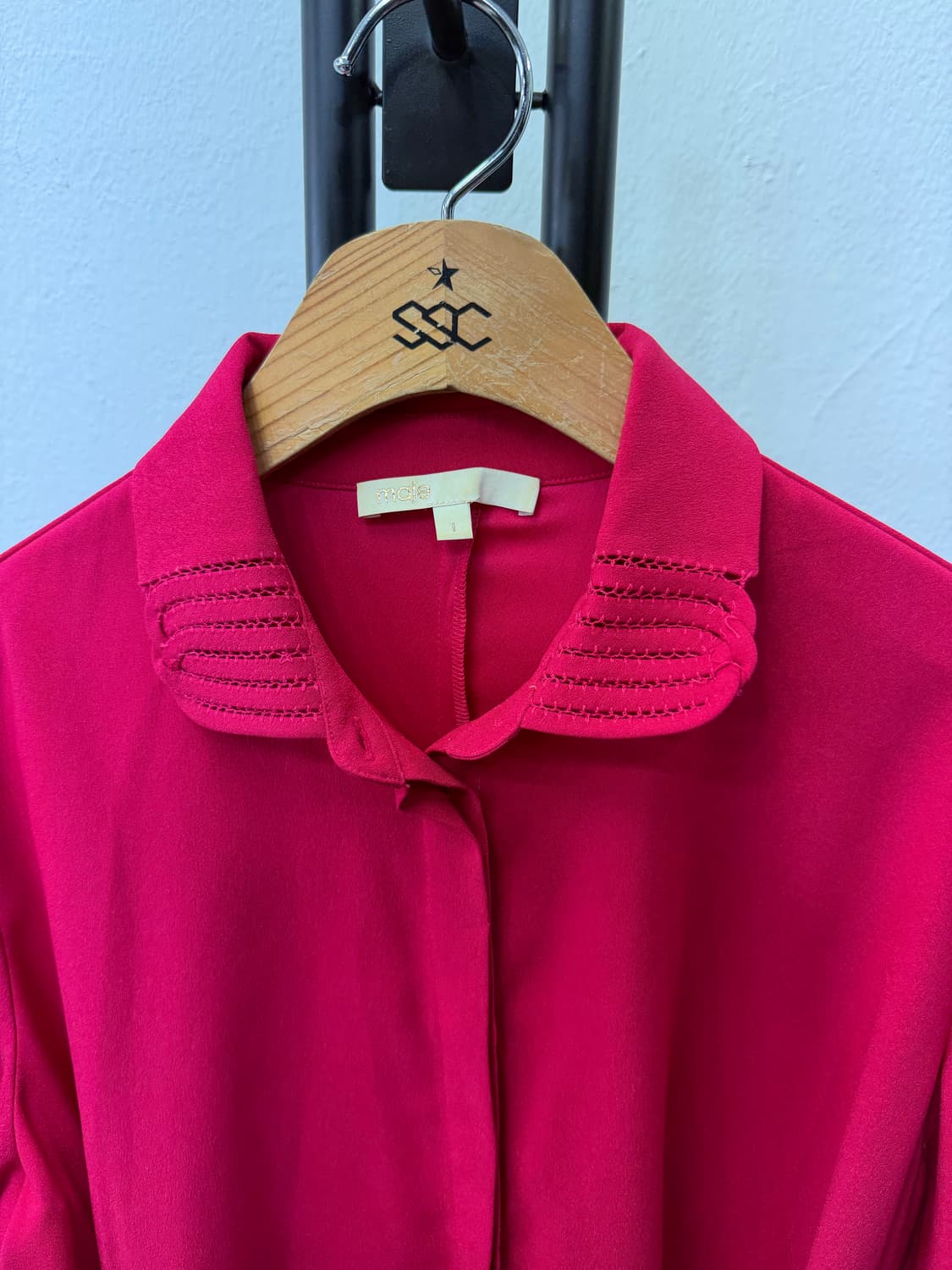 정품) maje 마쥬 셔츠형 롱 원피스 1 상품이미지5