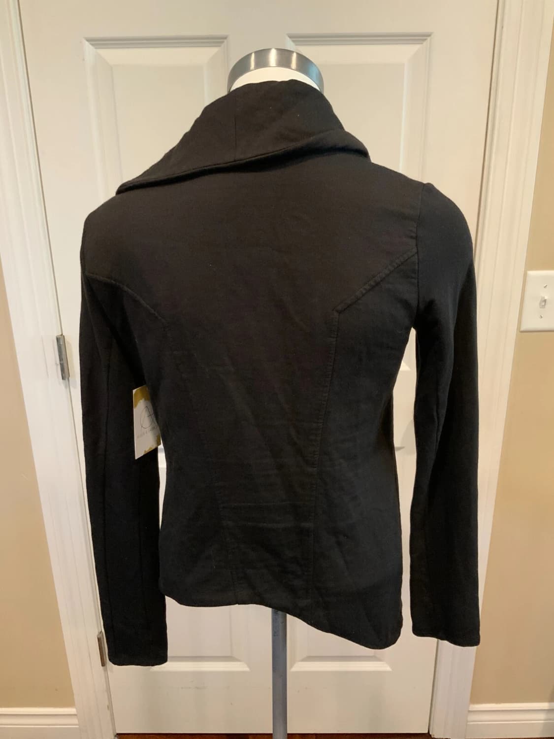 헬무트 랭 비대칭 집업 자켓 블랙 상품이미지6