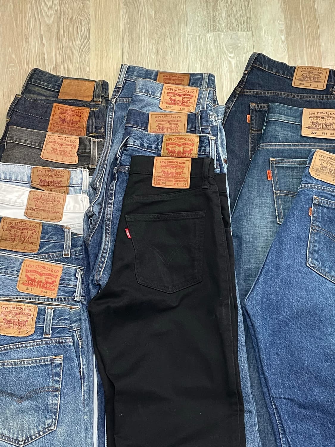 Levis 데님 셀비지 청바지 상품이미지1