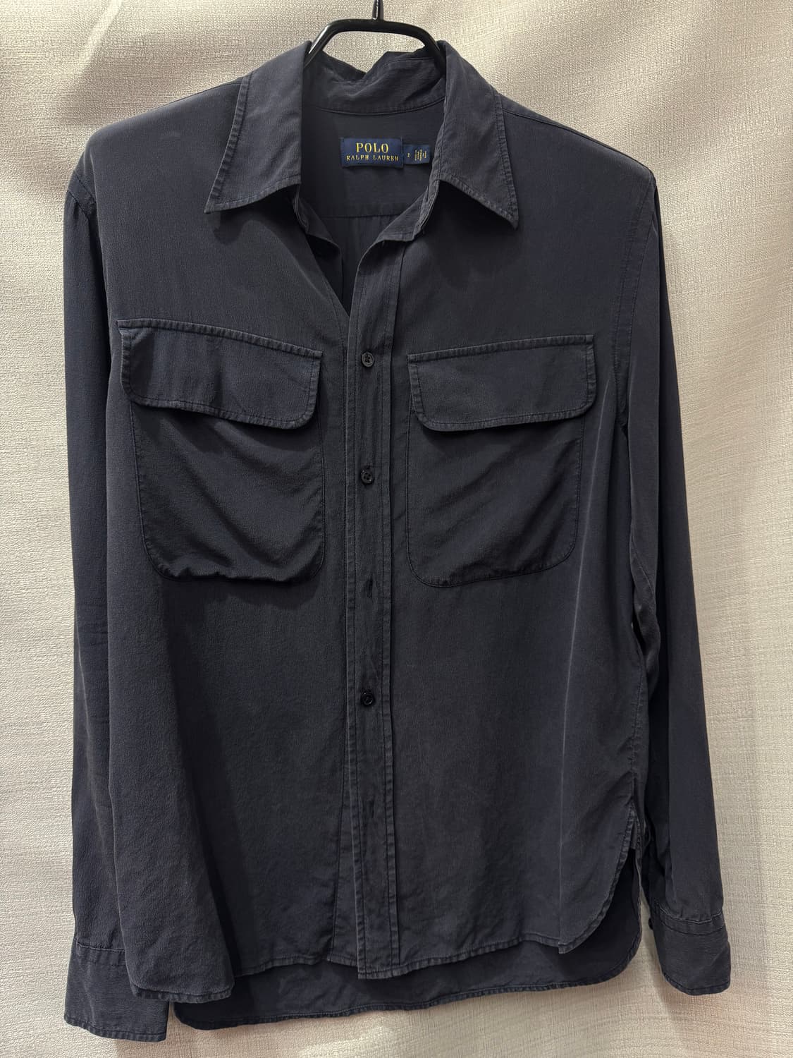 폴로랄프로렌 실크100% 워크블라우스 셔츠 2(S) 상품이미지1