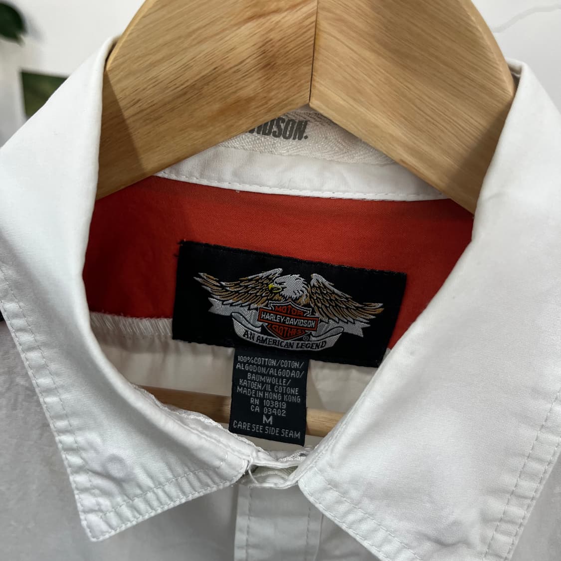 할리 데이비슨 반팔 셔츠 M 상품이미지3