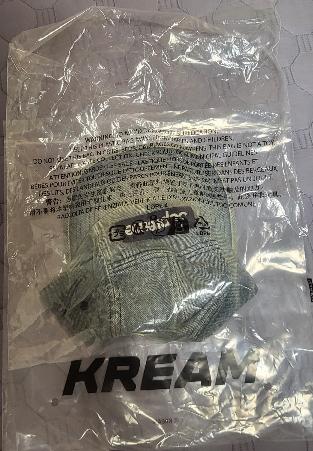 슈프림 데님캠프캡 25fw 상품이미지4