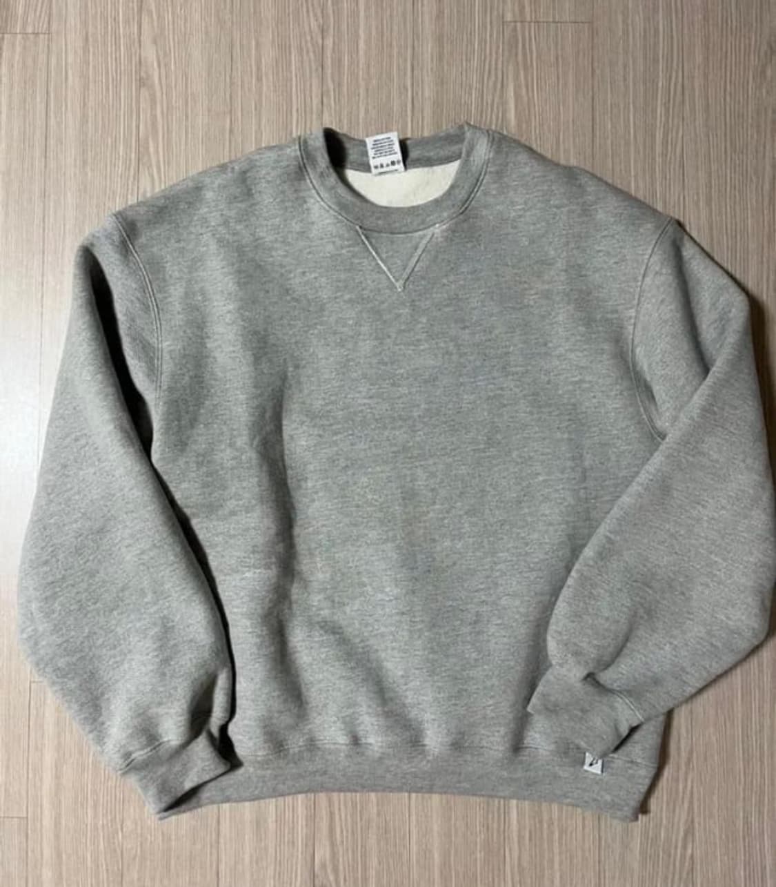 [M] 아킴보 클럽 크루넥 맨투맨 헤더그레이 상품이미지2