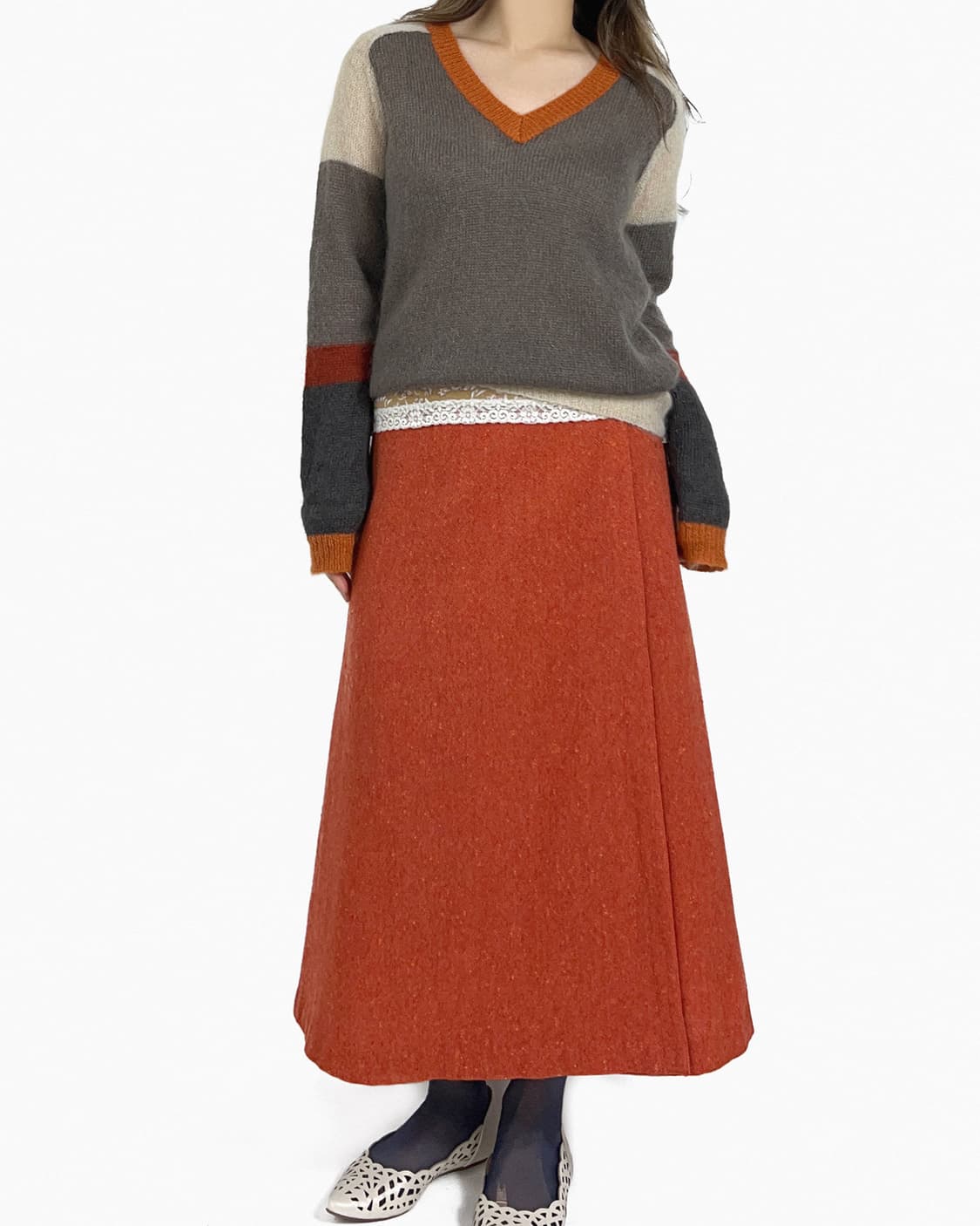 Karl lagerfeld wrap skirt 상품이미지5