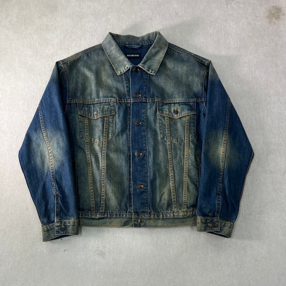 100 발렌시아가 2018 데님 자수 청자켓 상품이미지2