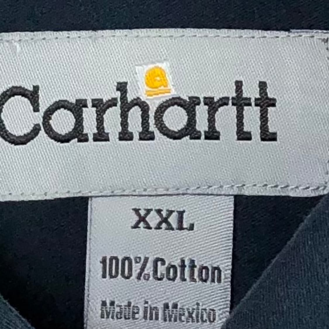 Xxl 칼하트 네이비 워크 빅셔츠 상품이미지3