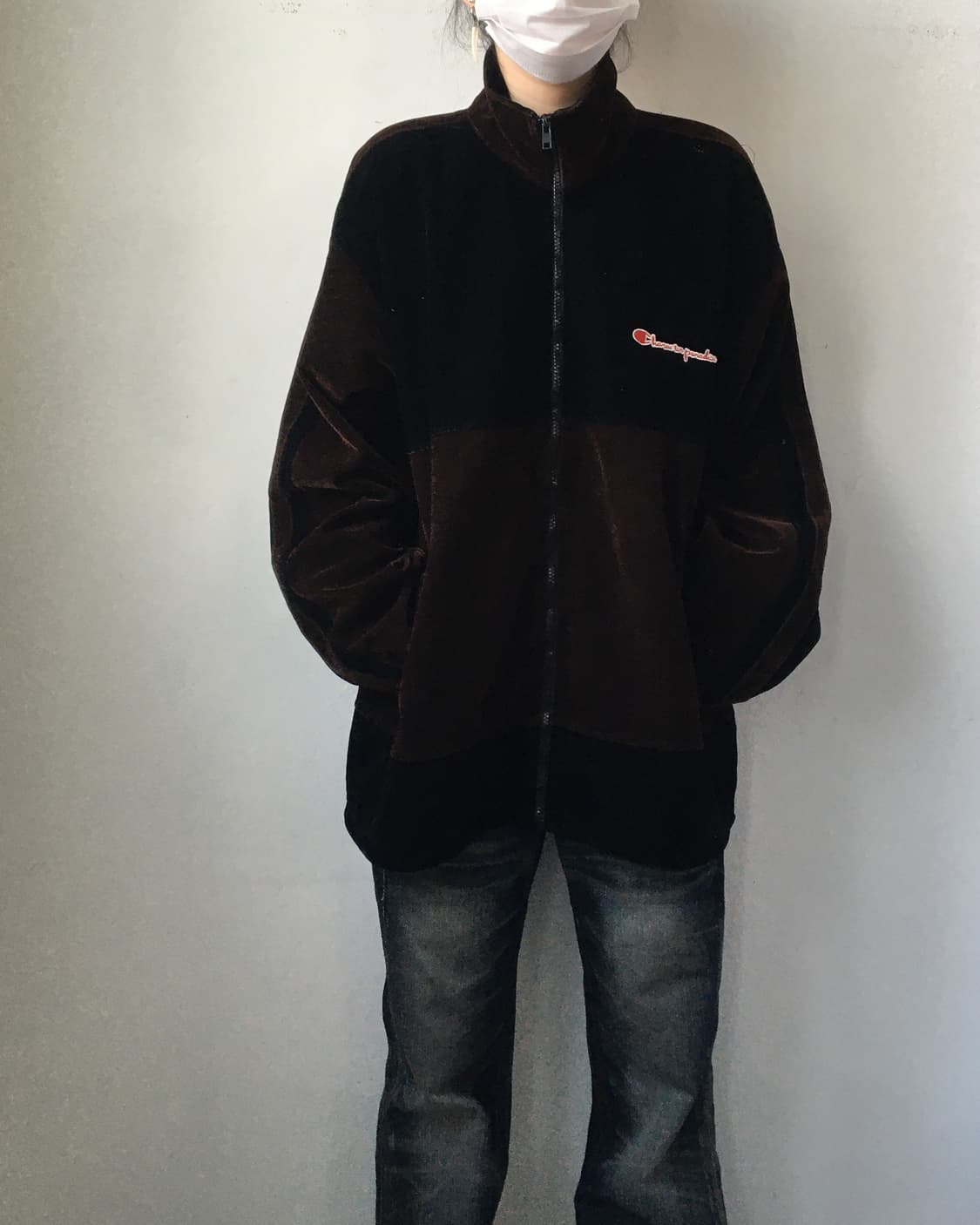 Back patch point velvet track set up 상품이미지10