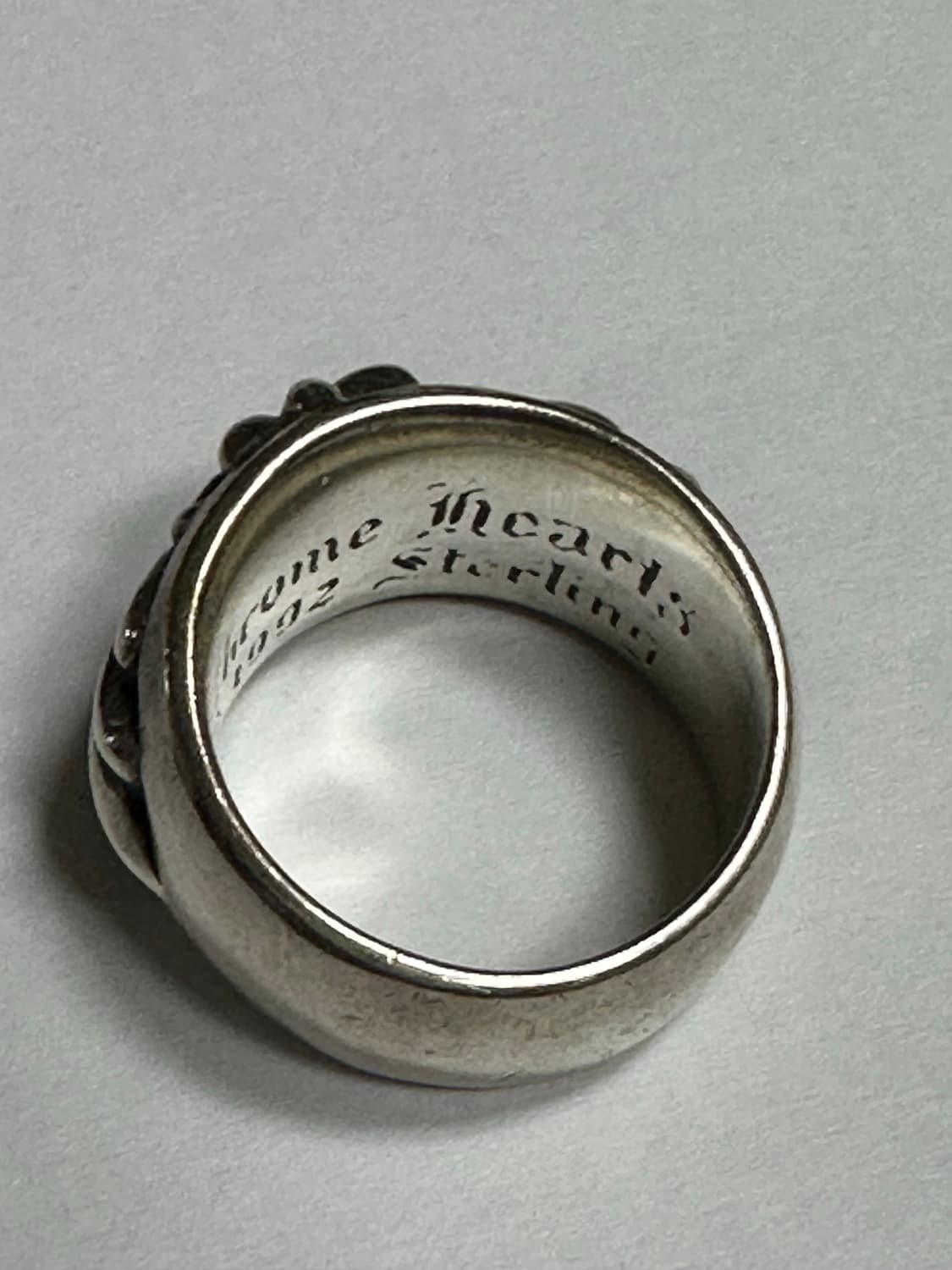 US7.5 크롬하츠 플로랄 크로스링 상품이미지5