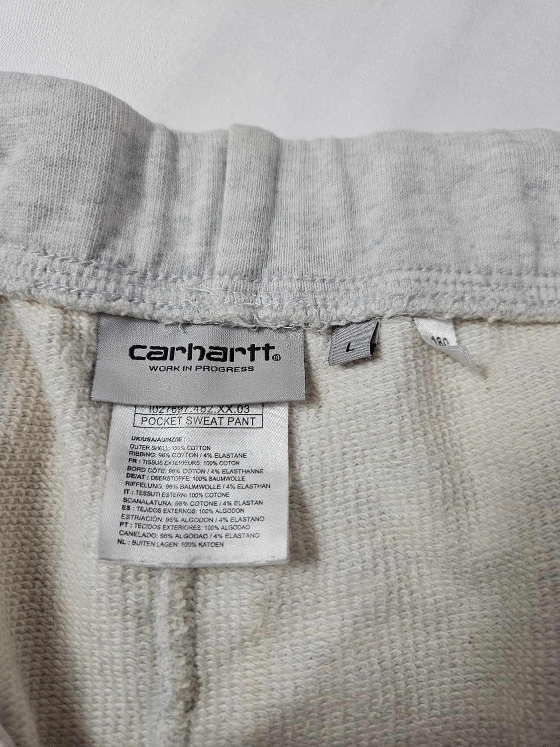 칼하트 WIP 스몰로고 스웨트팬츠 조거팬츠 트레이닝 L 상품이미지4