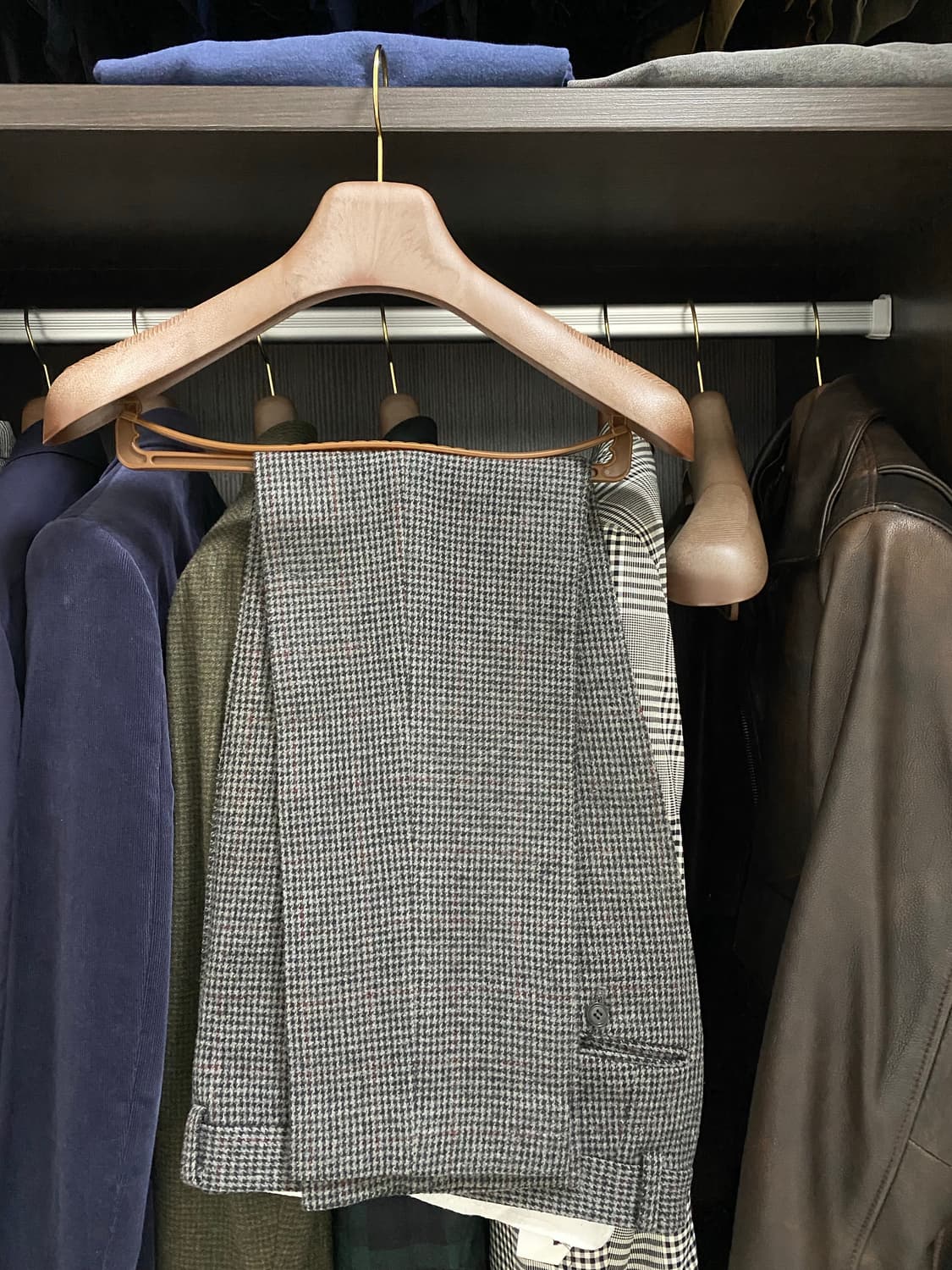 [판매] 비스포크 맞춤 체크수트 셋업(46, 100Size) 상품이미지5