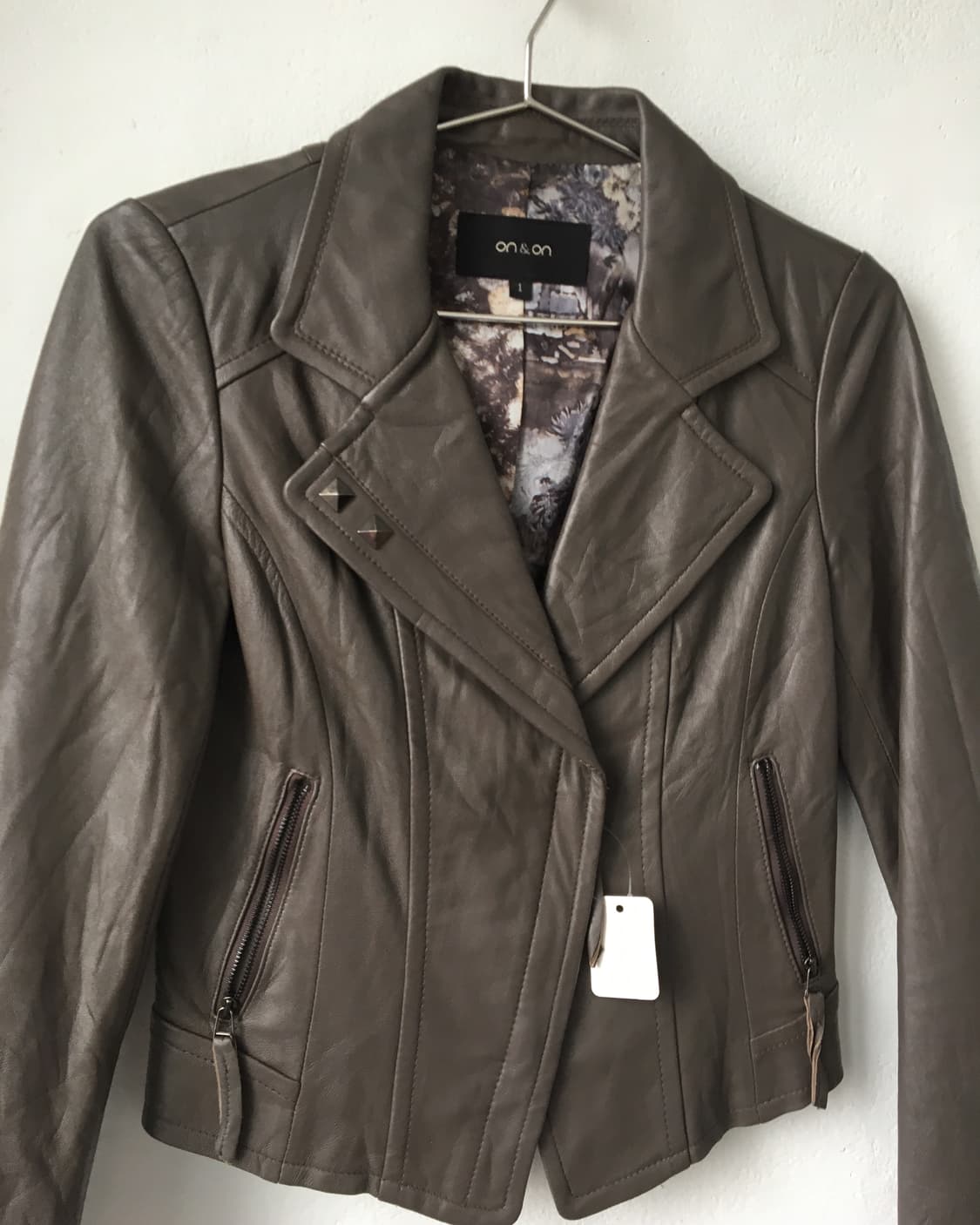 lamb Leather rider jacket 상품이미지3