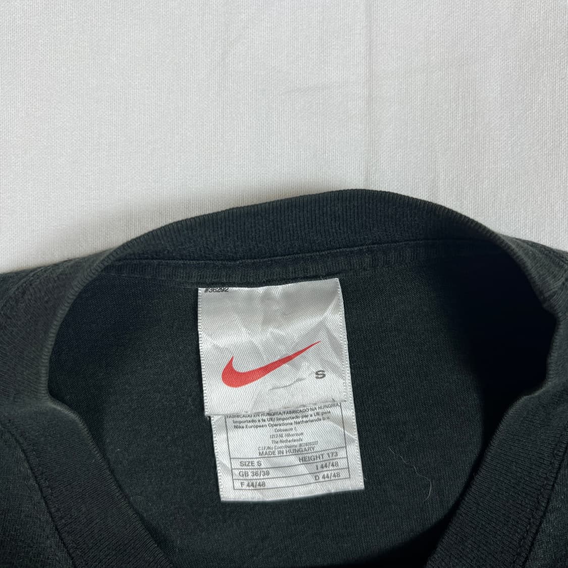 90‘s 나이키 nike 센터 스우시 에어 프린트 반팔티 상품이미지7
