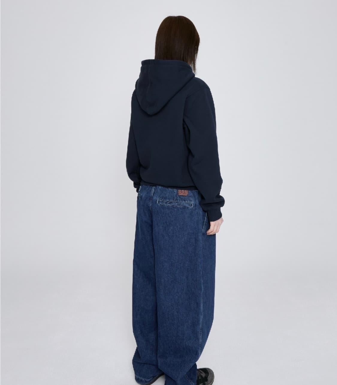 예스아이씨 후드집업 네이비 상품이미지2