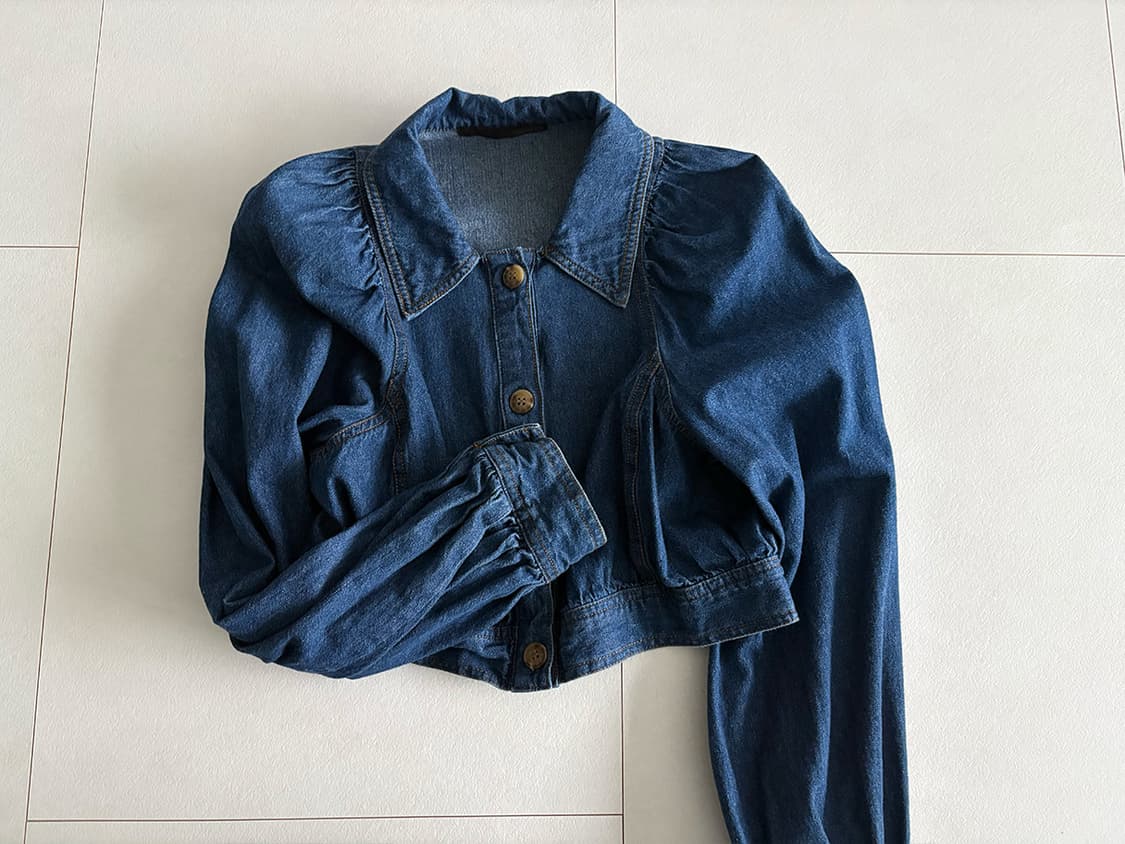 cropped denim jacket 상품이미지4